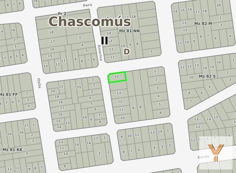 Terreno en venta - 383Mts2 - Chascomus