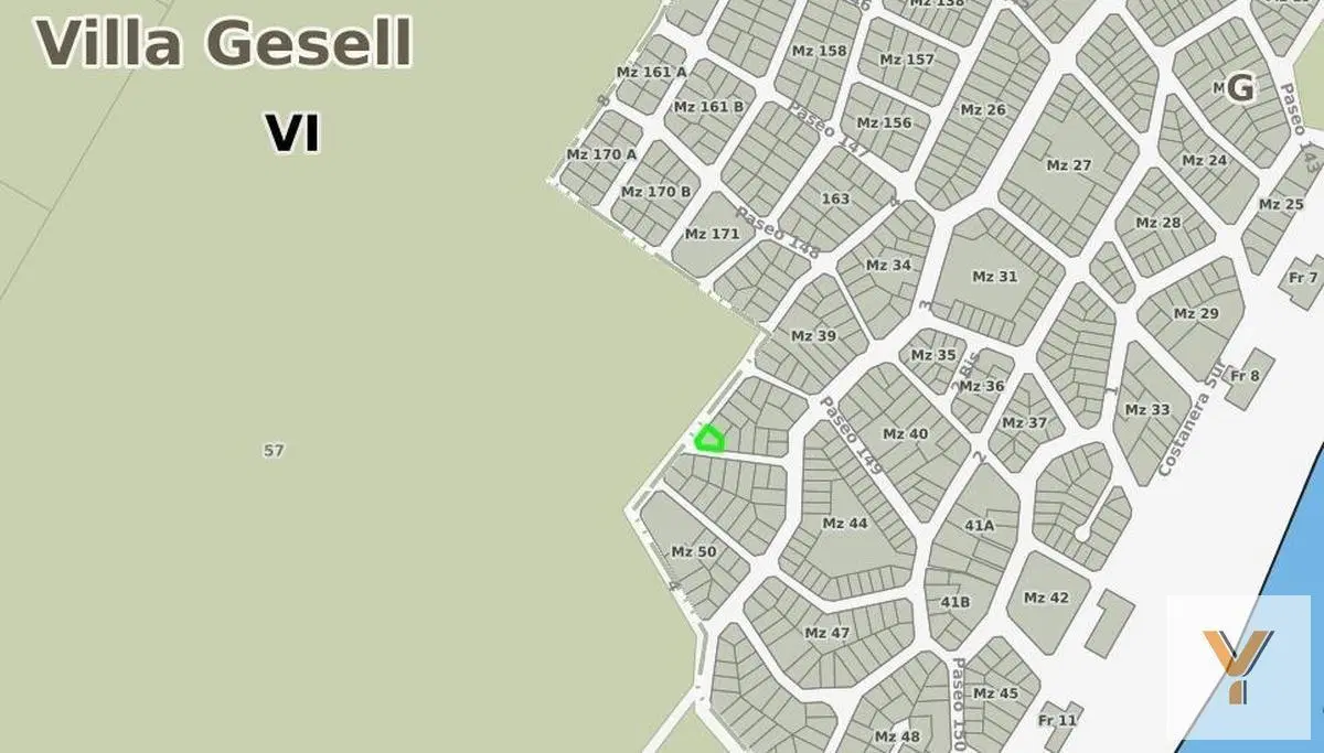 Terreno en venta - 442Mts2 - Villa Gesell 3