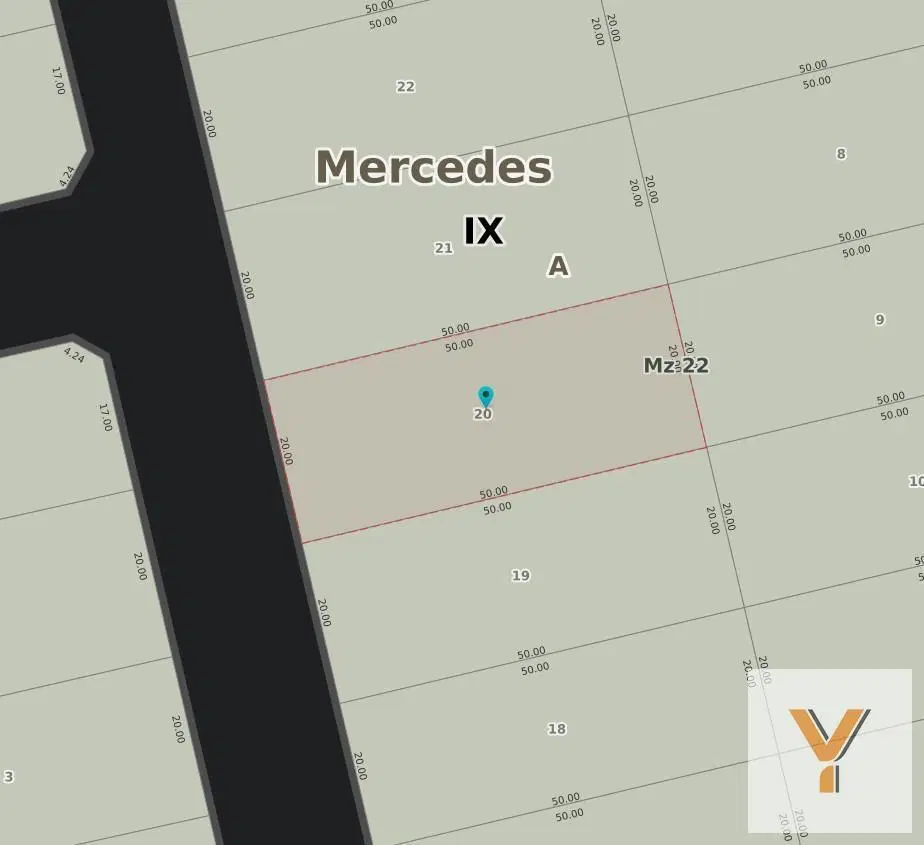 Terreno en venta - 1.000Mts2 - Mercedes 5