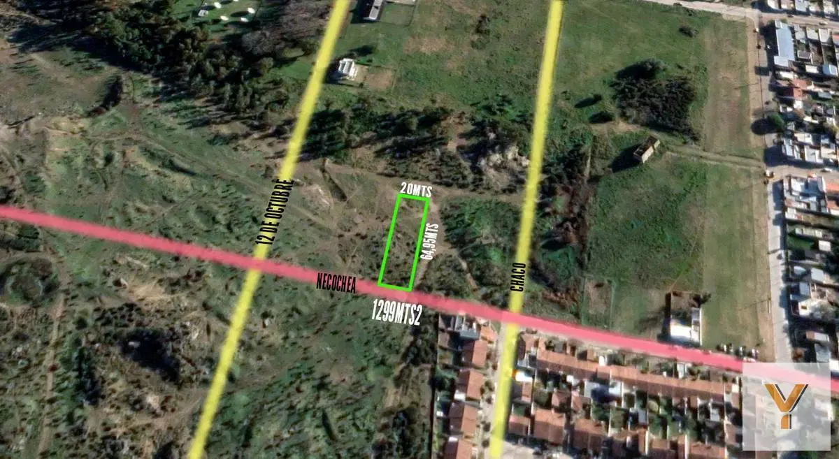 Terreno regular venta - 20x64,95mts - 1299mts2 totales  - Tandil 3