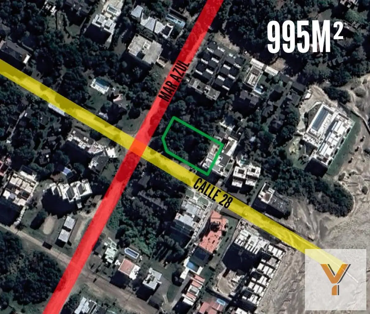 Terreno en venta - 995Mts2 - Mar Azul 5