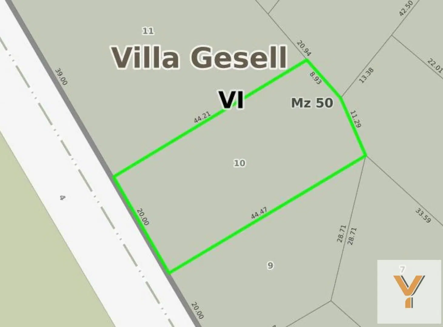 Terreno en venta - 902Mts2 - Villa Gesell 2