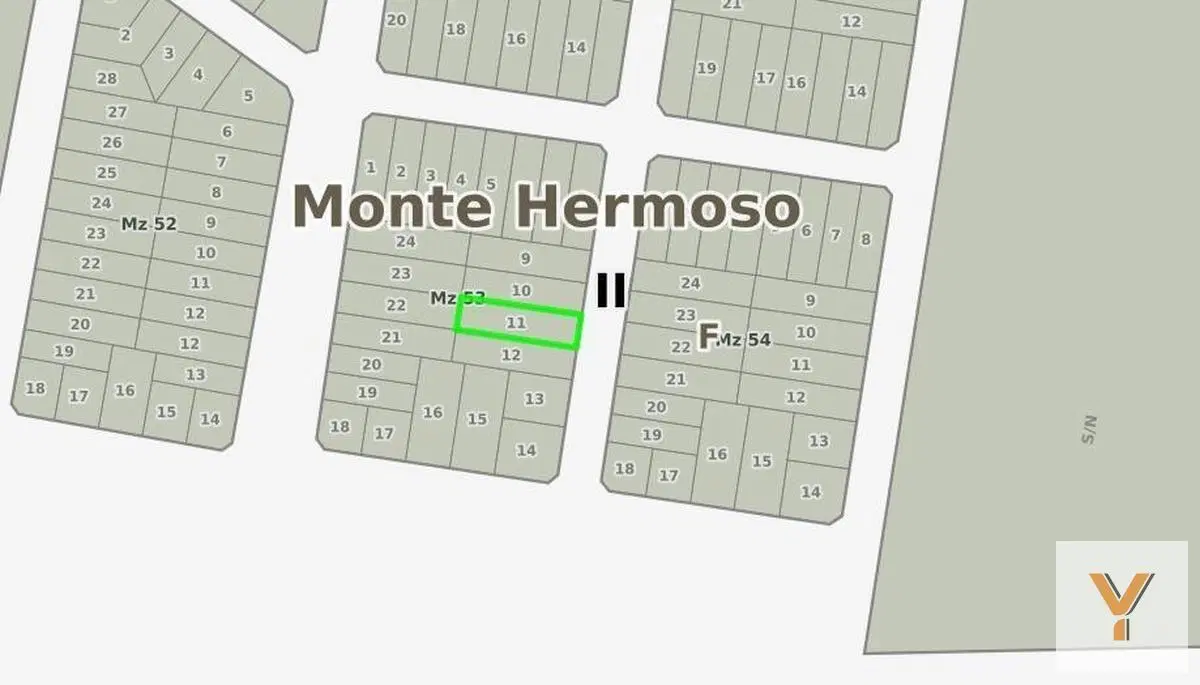 Terreno en venta - 496mts2 - Monte Hermoso 3