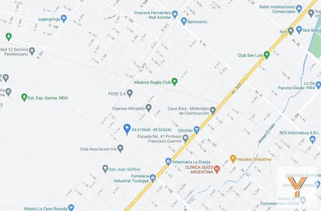 Terreno venta 12 x 52 mts - 624 mts 2 -FINANCIACIÓN -Barrio Cerrado-San Patricio 2 4