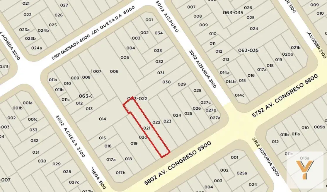 Terreno en venta - 410Mts2 - Villa Urquiza 3