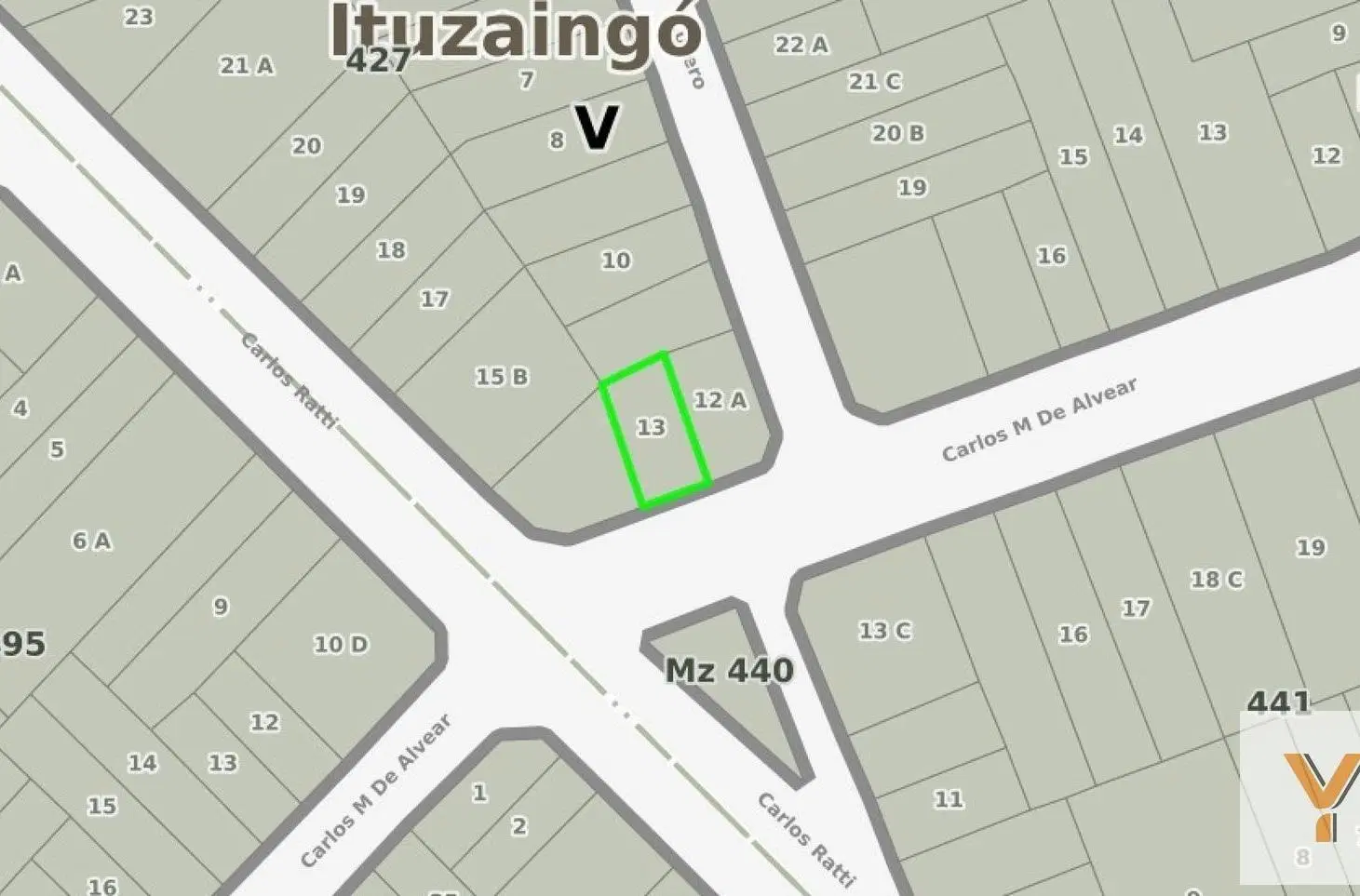 Terreno en venta - 222Mts2 - Ituzaingó 4