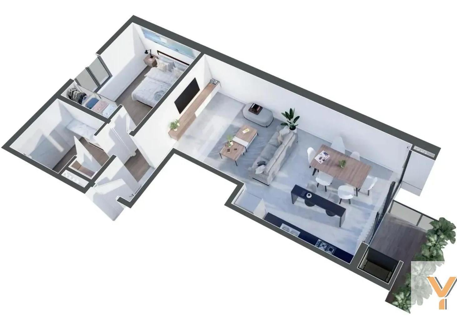 Foto de Departamento en Venta - Monoambiente 1 Baño - 35mts - Mar Del Plata, imagen 2