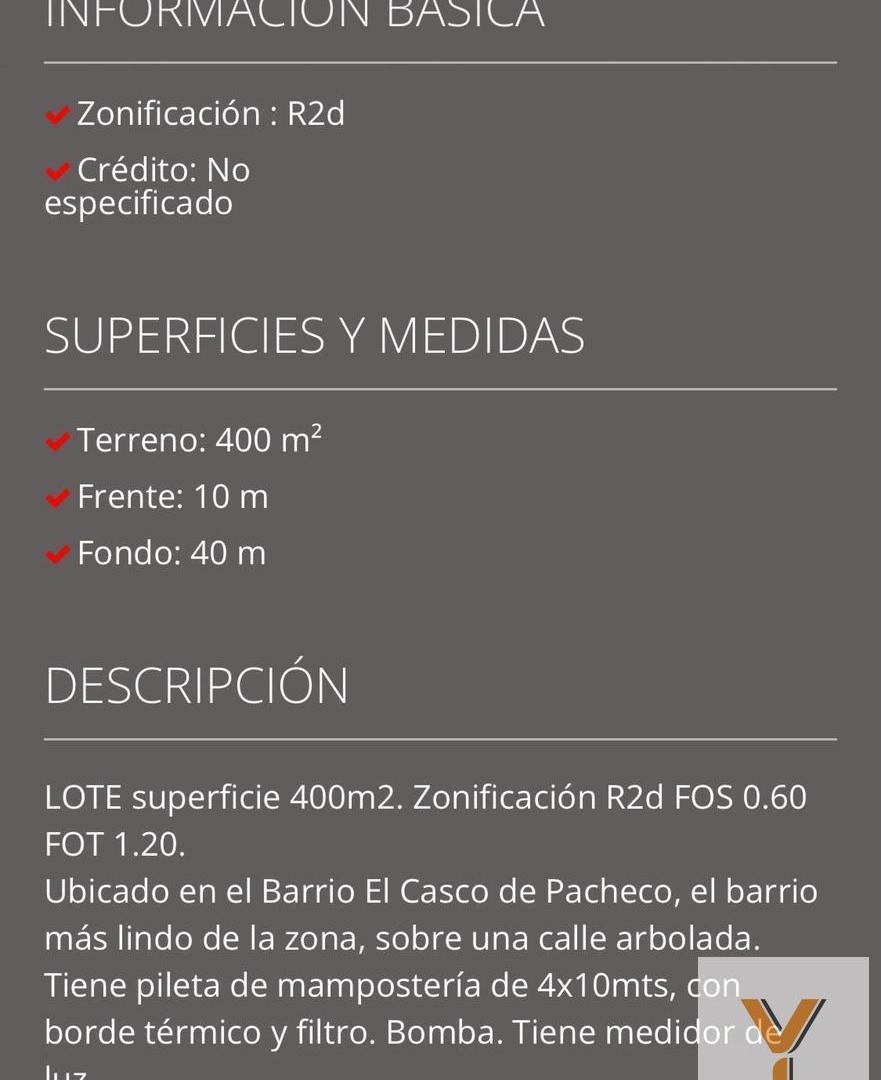 Foto de Terreno en Venta - - 400mts - Tigre, imagen 4