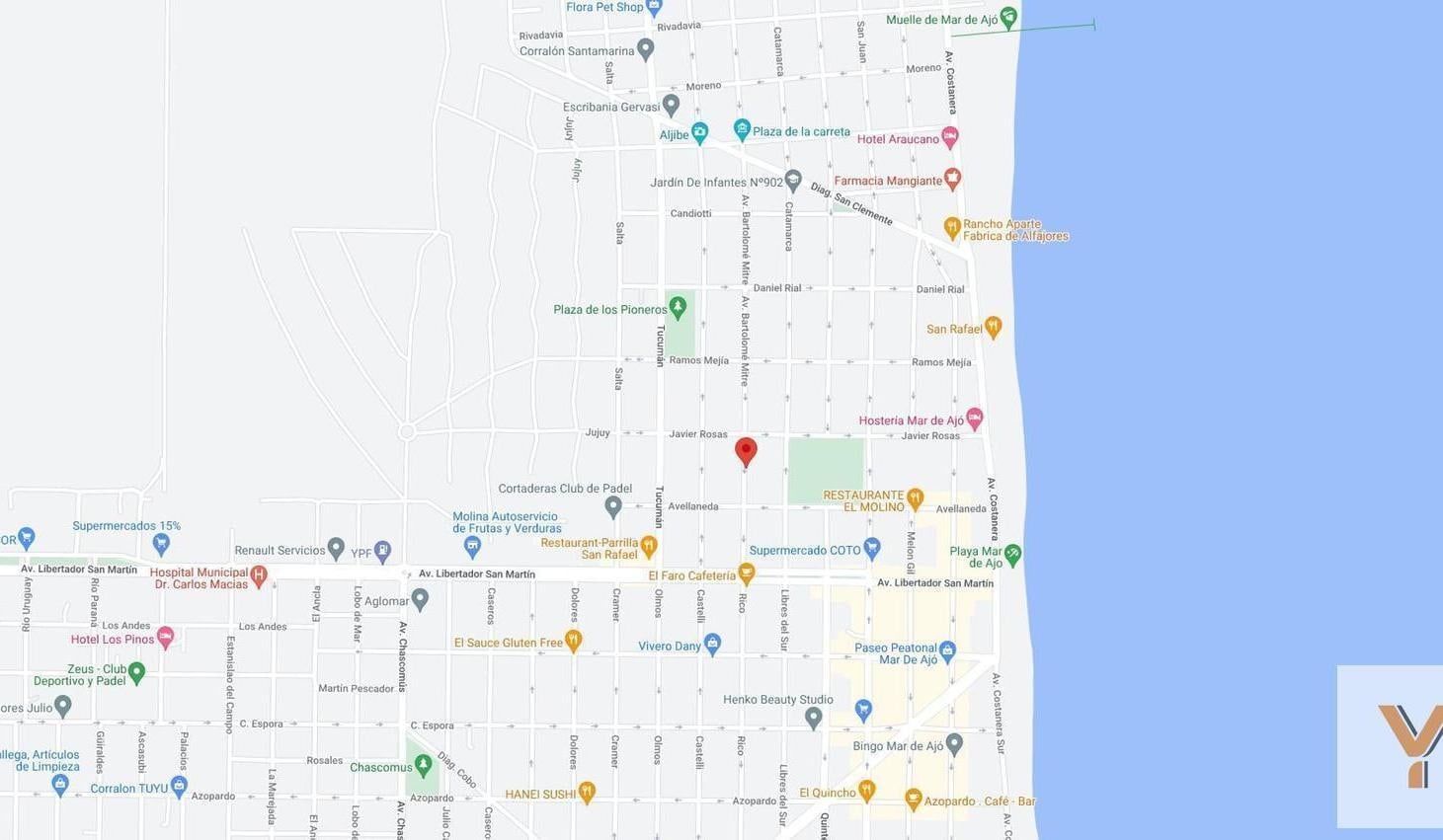 Foto de Terreno venta 15 x 45mts - 600 mts 2 totales- Mar De Ajo, imagen 1