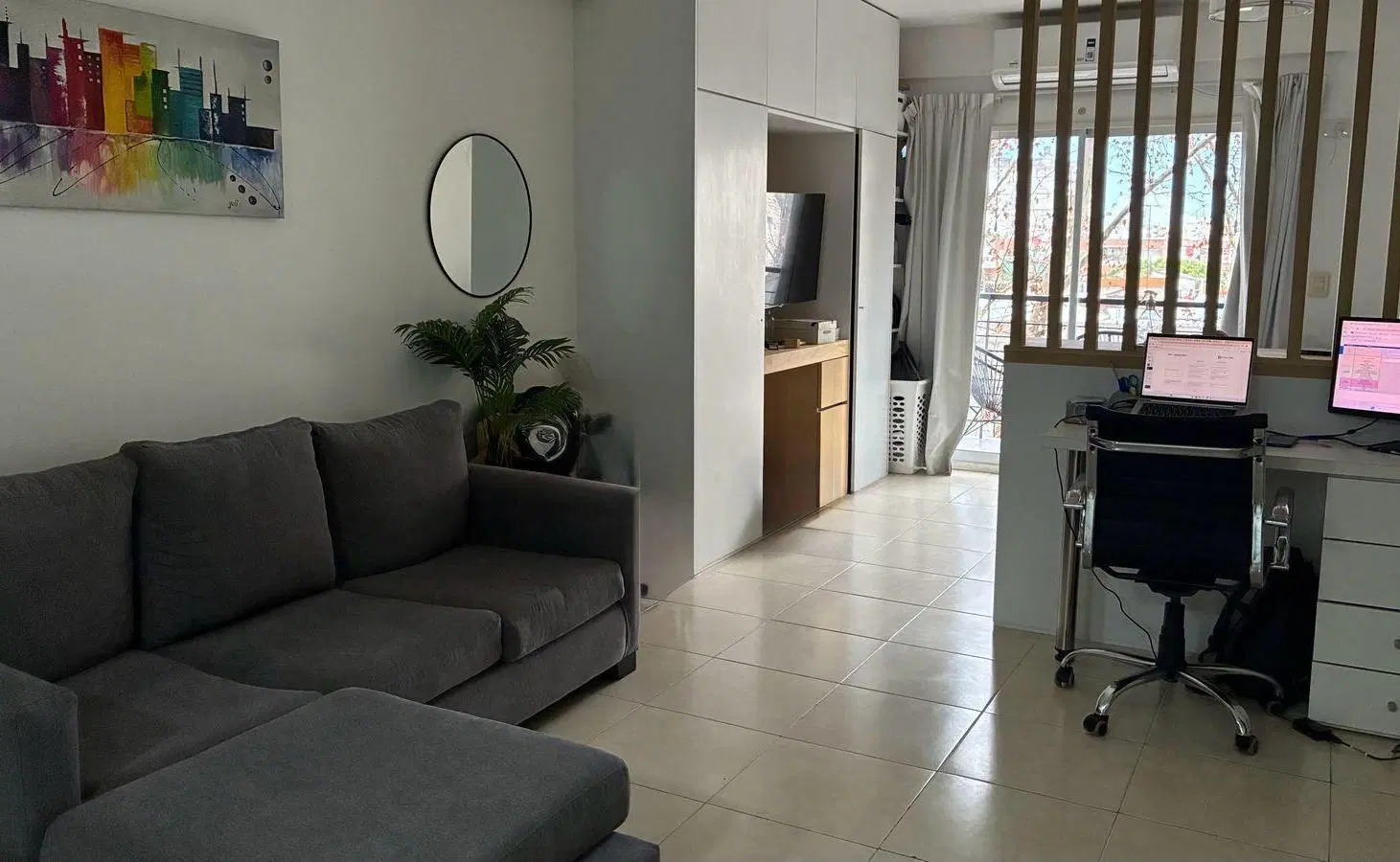 Departamento monoambiente amplio con amenities 5