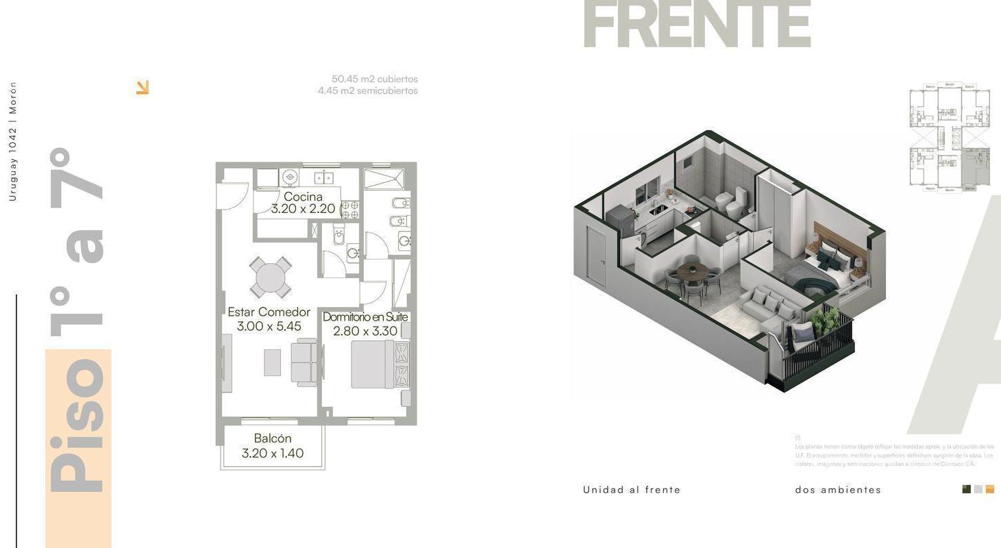 Foto de Departamento de un ambiente en venta- Moron Sur, imagen 5