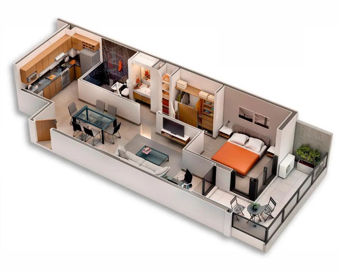 VENTA| Departamento 1 Dorm. en REGGIA 9 -TBU98600 AP8501269 2