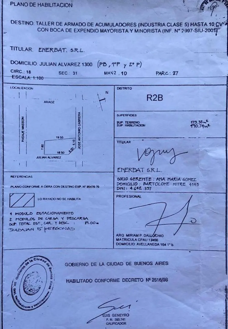EDIFICIO 3 PLANTAS EN ESQUINA SOBRE LOTE 7,70 X 21,5 LOCAL EN OCHAVA DE 40 M2 4