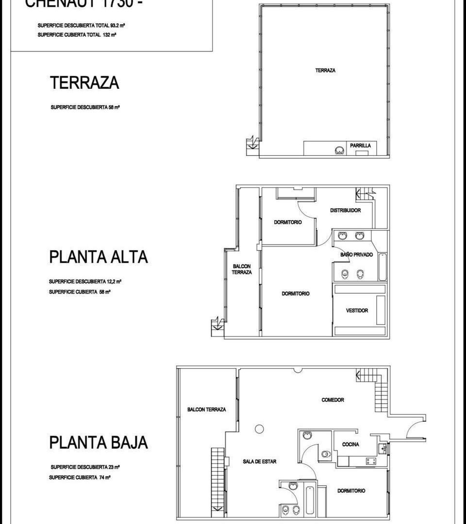Duplex en venta 4 ambientes en Las cañitas con terraza y cochera vista al polo.