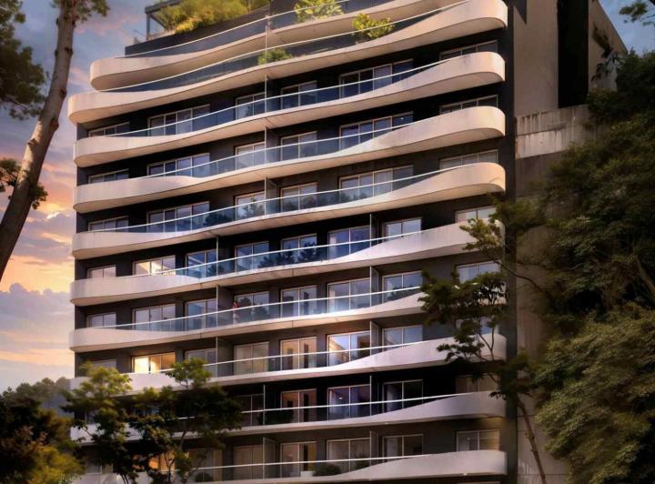 Departamento de 3 amb edificio con piscina Boedo 4