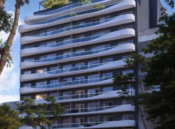 Departamento de 3 amb edificio con piscina Boedo 5