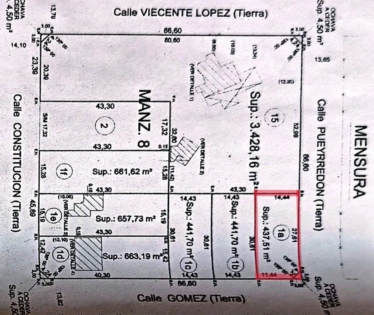 VENTA LOTE EN ESQUINA MARCOS PAZ CERCA DEL CENTRO 5