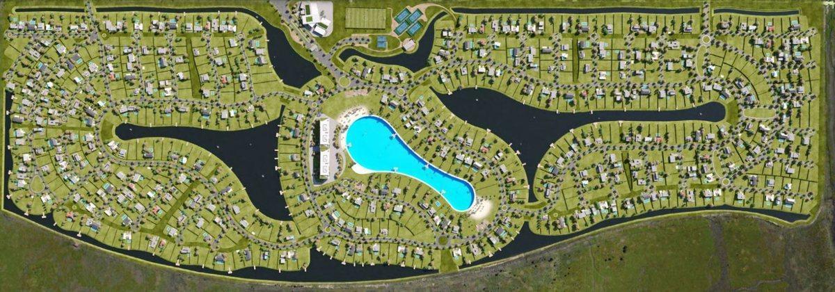 Foto de Lote en venta en Hudson Lagoon de 883 m2 al canal, imagen 4