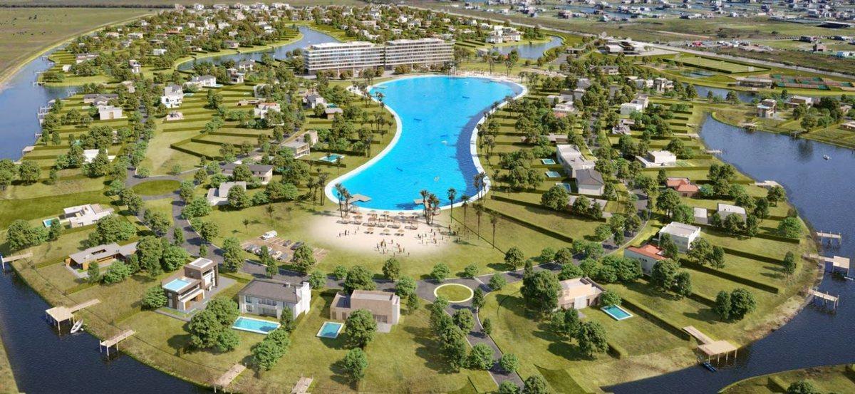 Foto de Lote en venta en Hudson Lagoon de 883 m2 al canal, imagen 2