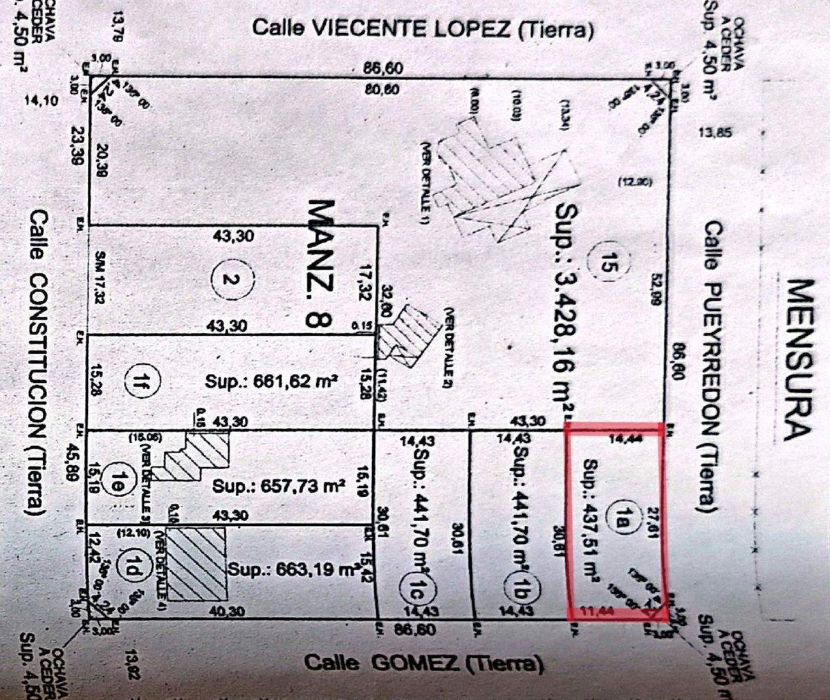 Foto de VENTA LOTE EN ESQUINA MARCOS PAZ CERCA DEL CENTRO, imagen 2