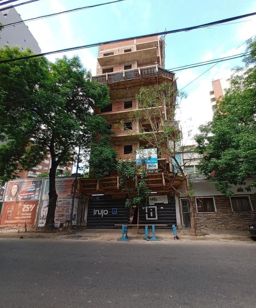 Departamento 1 ambiente con Balcon en construccion al contrafrente
