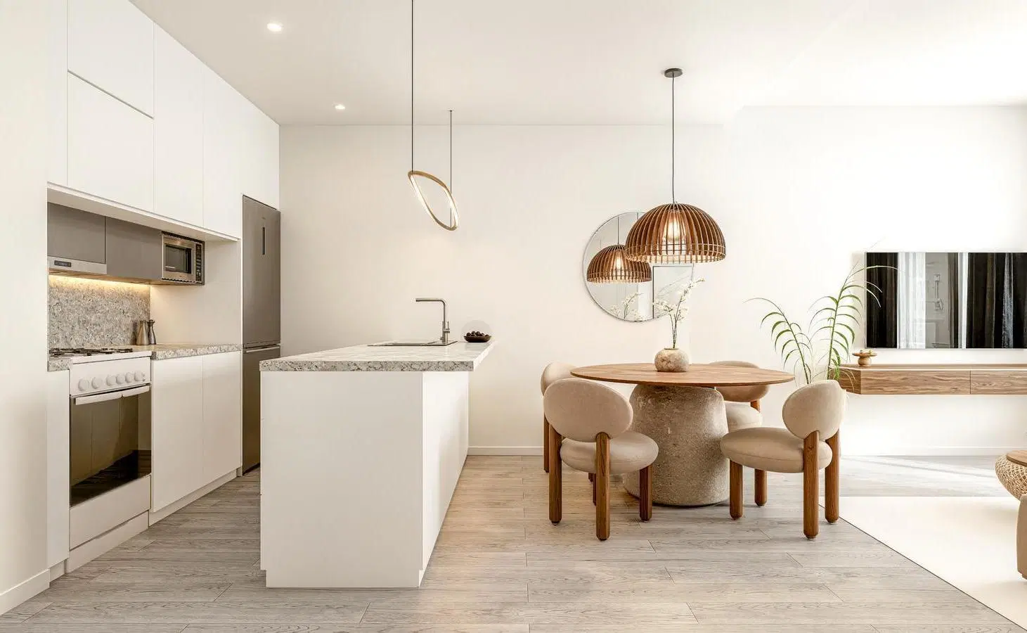 Departamento de 3 amb en construccion en Flores 3