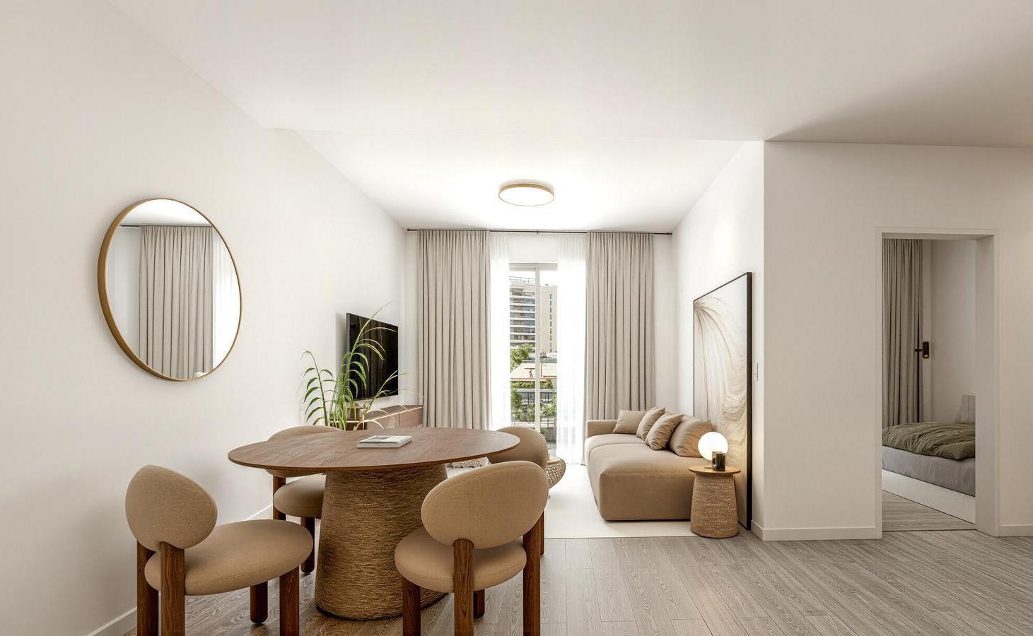 Departamento de 3 amb en construccion en Flores