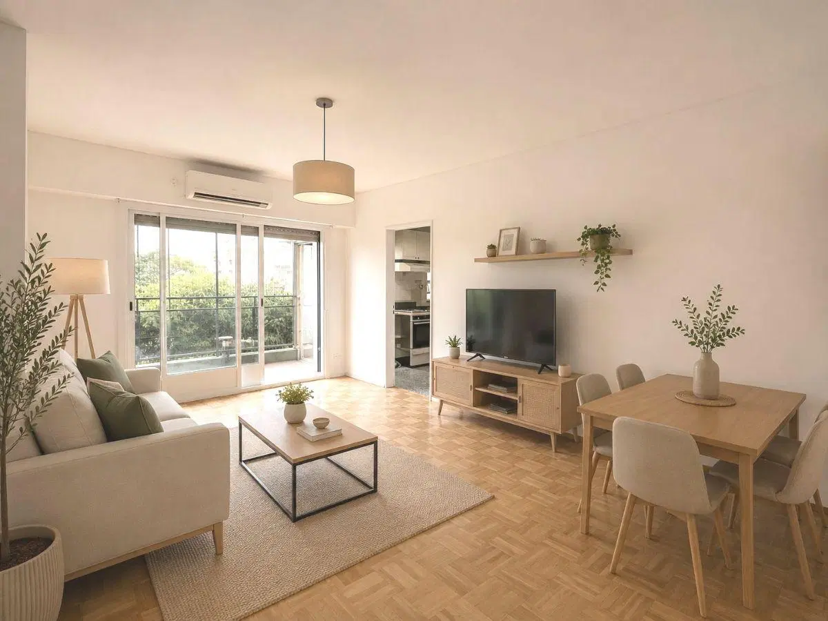 EXCELENTE PROPIEDAD DE 3 AMBIENTES CON BALCON EN GRAN UBICACION 4