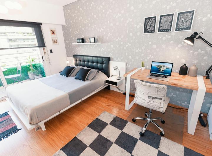 Moderno monoambiente full equipado/amoblado 1