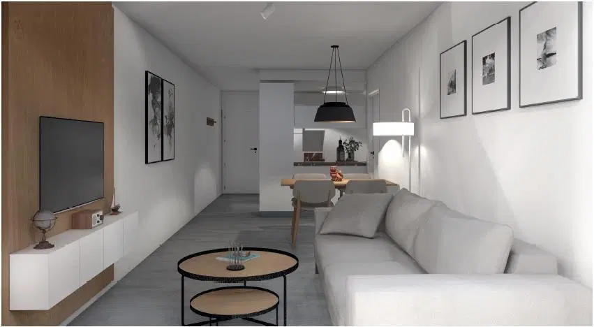 Venta. Departamento 2 ambientes, 1 dormitorio. 52m2 - Monet 32. Sarmiento 1500, Rosario 2