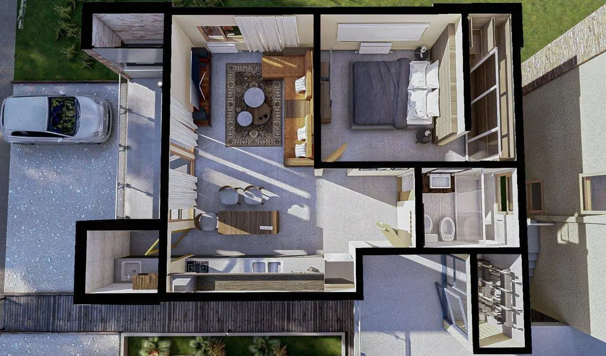 Departamento 2 ambientes venta Bariloche Dos Valle 4