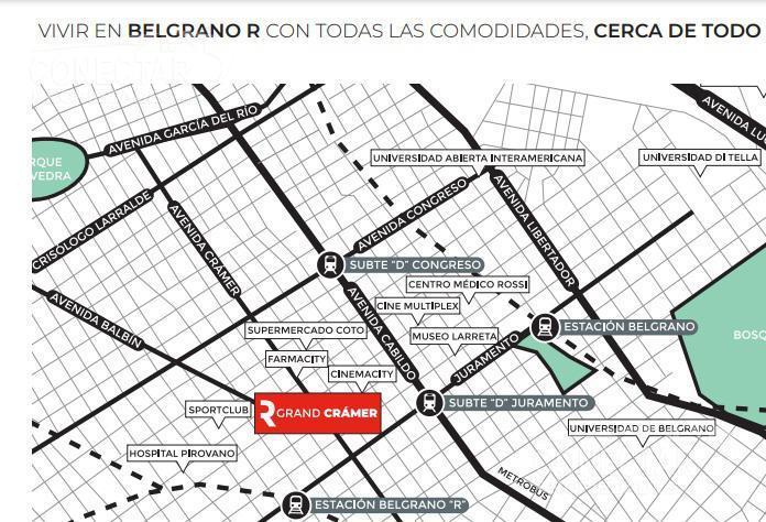 Av Cramer - Piso Alto - Balcón Corrido - 114 m² - Cochera 1