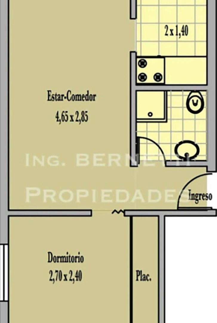 Foto de Departamento 2 Ambientes al frente - Vista panorámica - Excelente, imagen 3