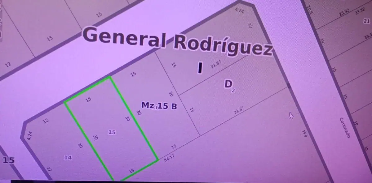 LOTE SOBRE CALLE CERRADA EN GENERAL RODRIGUEZ 2