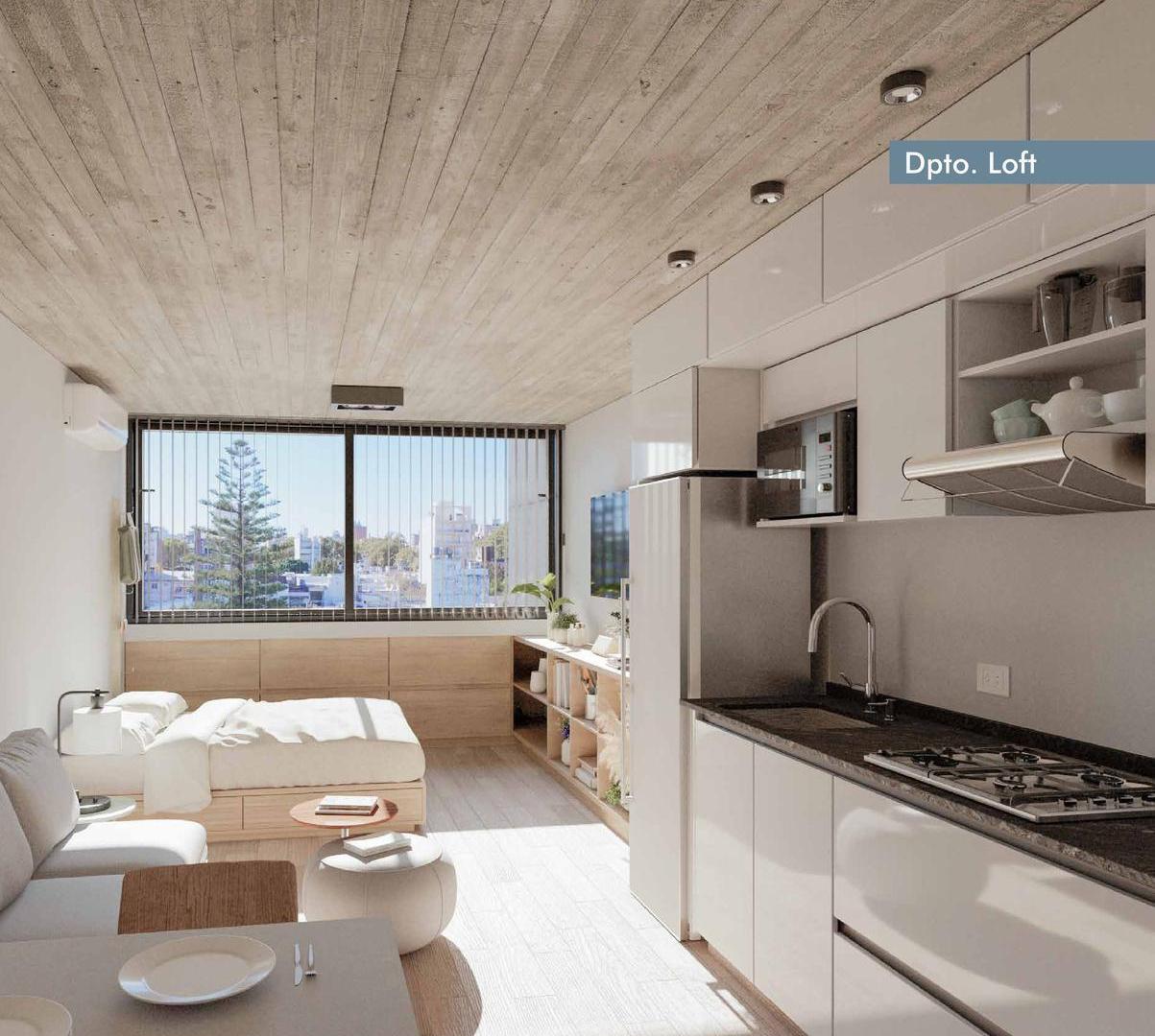 Departamento en venta en Pichincha, Rosario - Monoambiente c/ patio y amenities