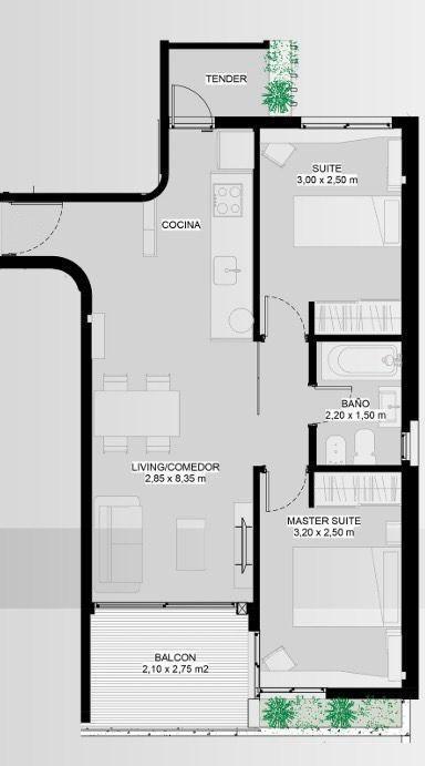 Foto de Departamento en Venta, Zona Rio, Rosario, 2 dormitorios con amenities, imagen 4