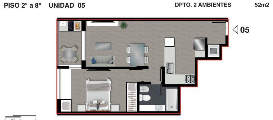 Foto de Departamento en venta en Centro, Rosario 1 dormitorio c/ amenities, imagen 5