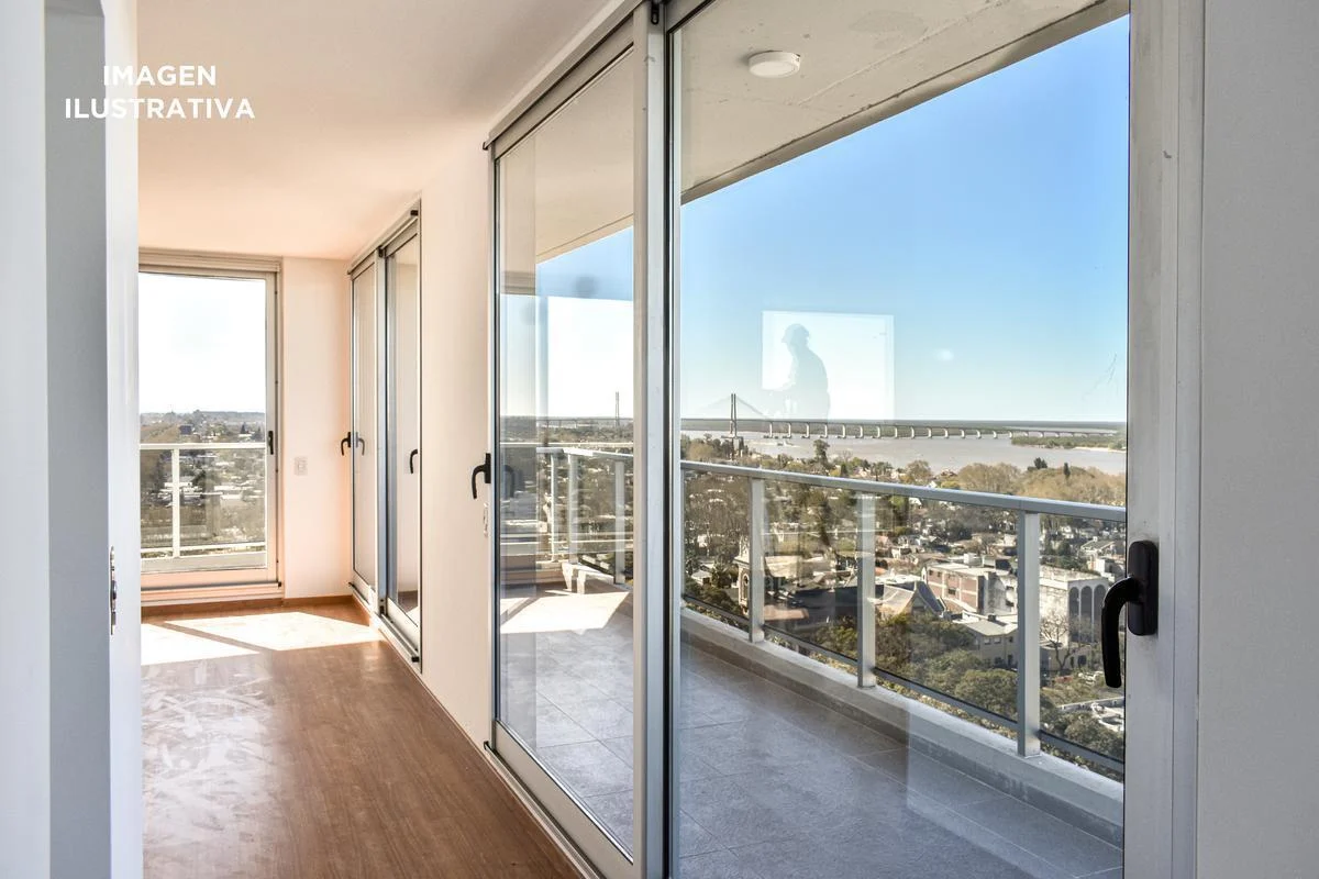 Venta / permuta | Departamento 3 dormitorios con balcón corrido al frente | Pichincha, Rosario