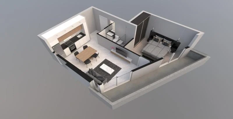 Venta departamento 1 dormitorio Rosario
