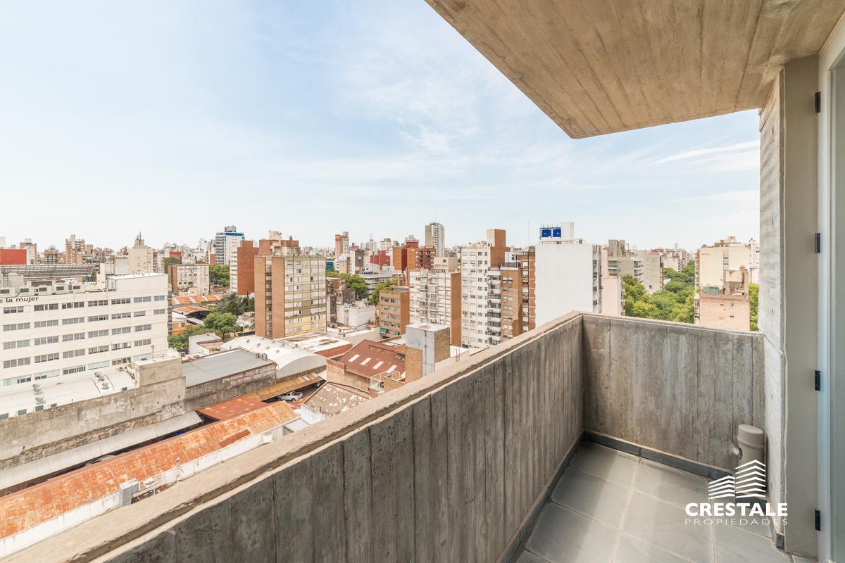 Venta / permuta | Departamento monoambiente con balcón al frente | Pichincha, Rosario