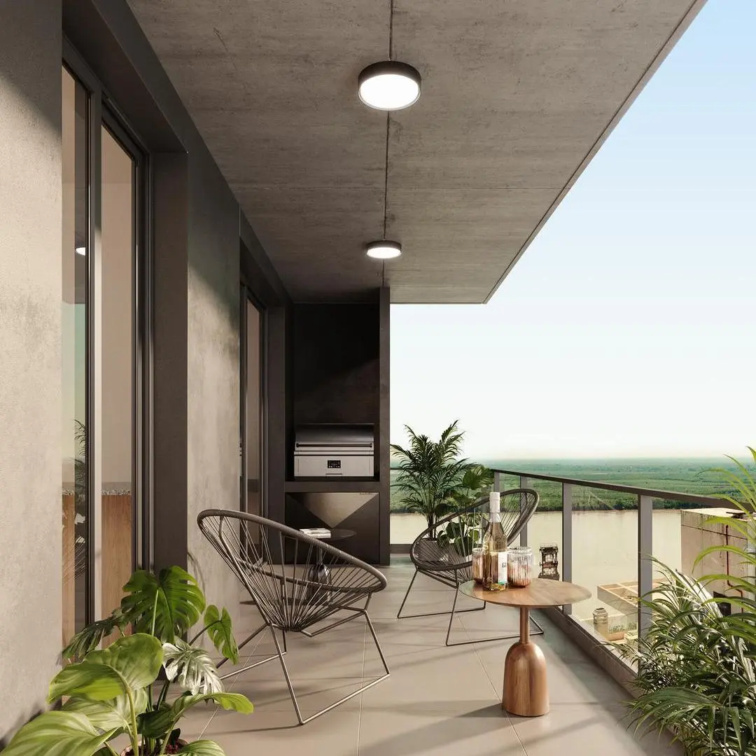 Venta / permuta | Departamento 2 dormitorios con patio al norte | Parque España, Rosario 3