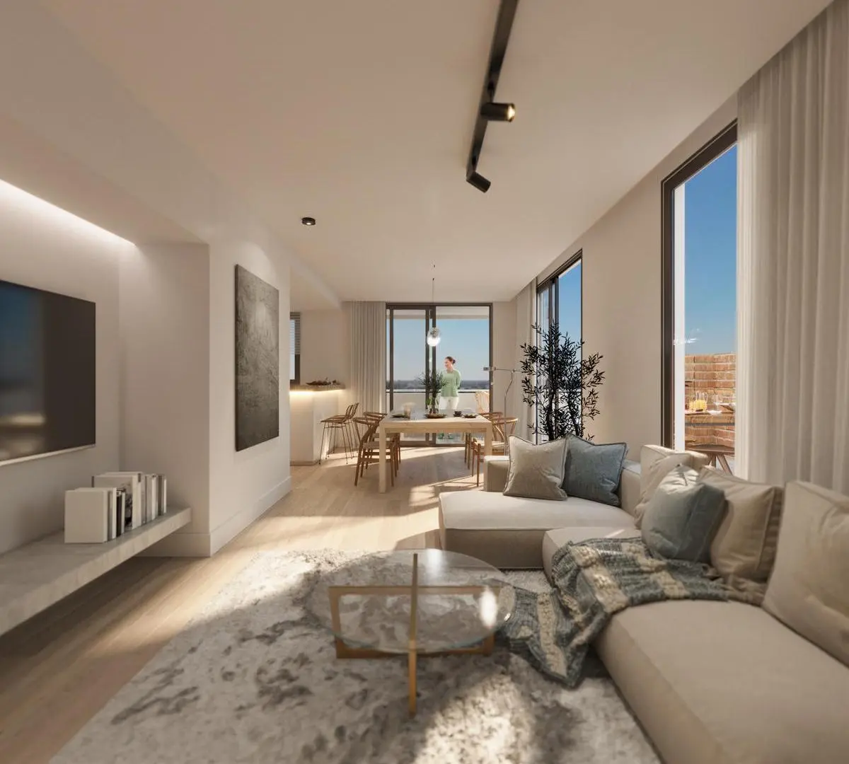 Venta / permuta | Departamento 2 dormitorios con balcón corrido al norte | Lourdes 4