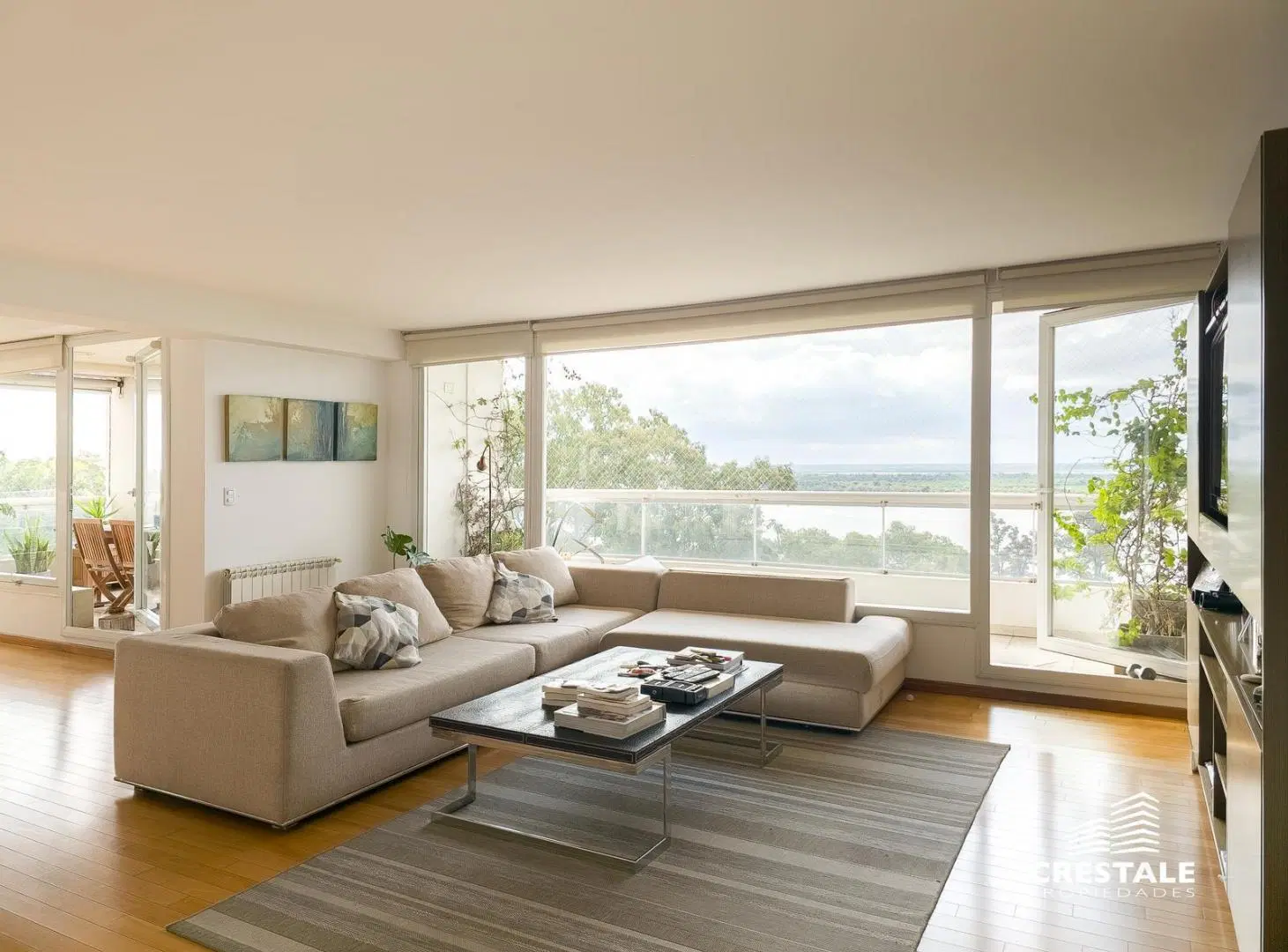 Venta / Permuta - Piso exclusivo 3 dormitorios con vista franca al río - Parque España, Rosario. 4