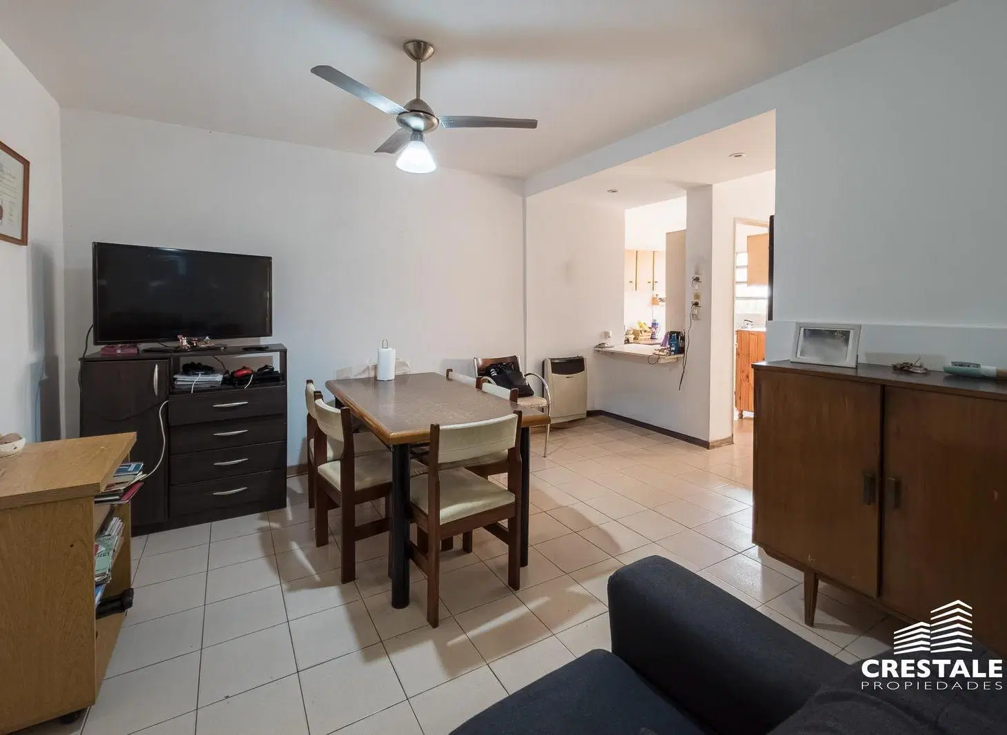 Venta / Permuta - Casa de pasillo 1 dormitorio con patio y terraza con parrillero - Abasto, Rosario. 5