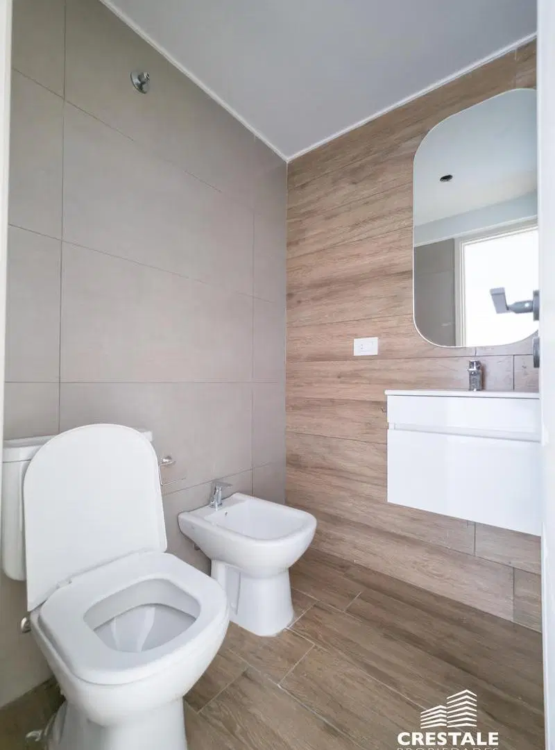 Venta / permuta - Monoambiente loft divisible con balcón - Abasto, Rosario. 3