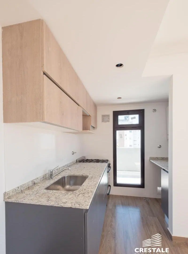 Venta / permuta - Departamento 1 dormitorio con terraza exclusiva - Abasto, Rosario. 4