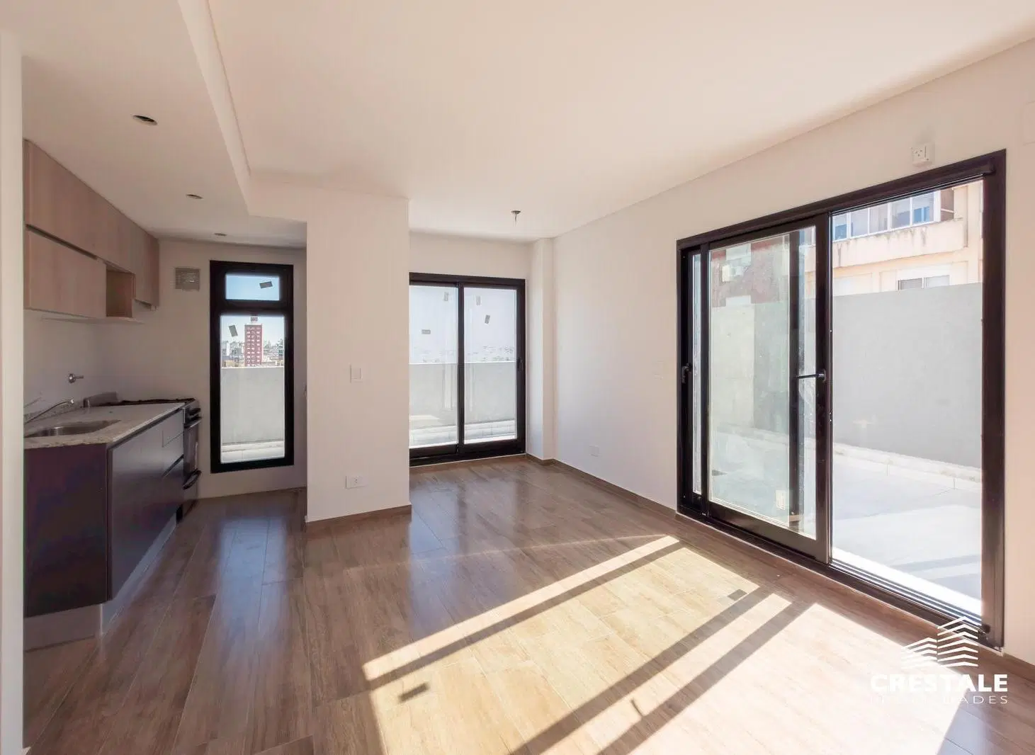 Venta / permuta - Departamento 1 dormitorio con terraza exclusiva - Abasto, Rosario. 2