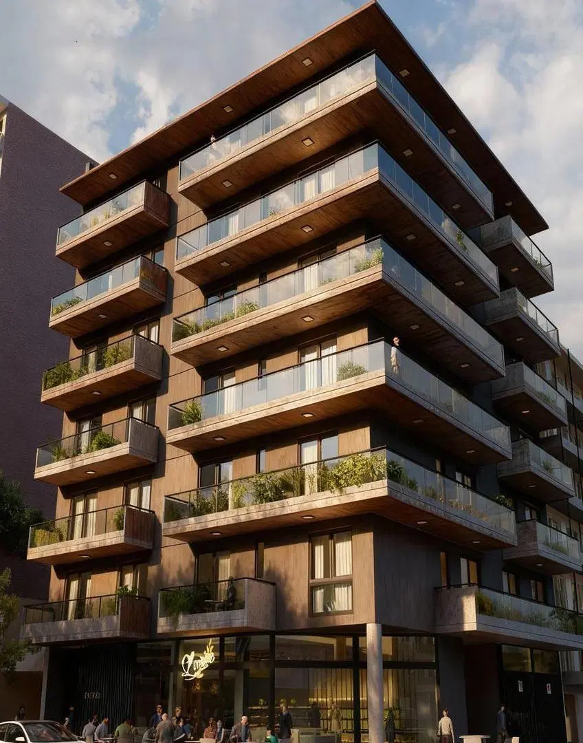 Venta - Departamento 1 dormitorio con balcón corrido frente - Pichincha, Rosario. 2
