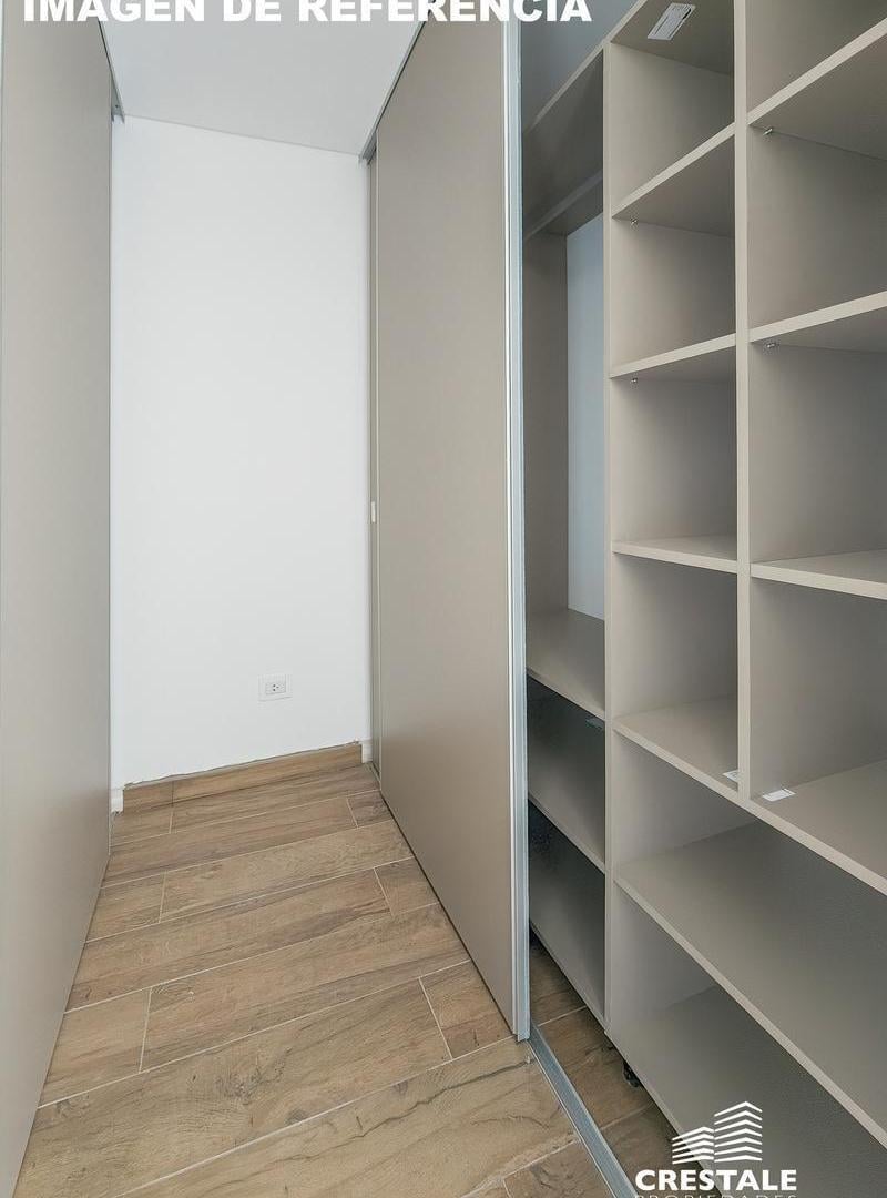 Venta - Departamento 1 dormitorio con balcón corrido frente - Pichincha, Rosario.