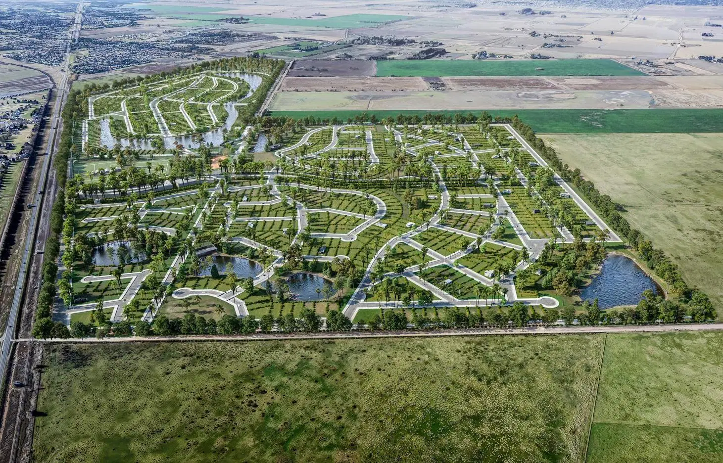 Venta / permuta -Terreno / lote 450 m2 en Cinco Lagos, barrio privado - Ibarlucea. 2